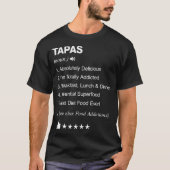 Tapasの定義は、バーベキューを意味します。  tシャツ (正面)