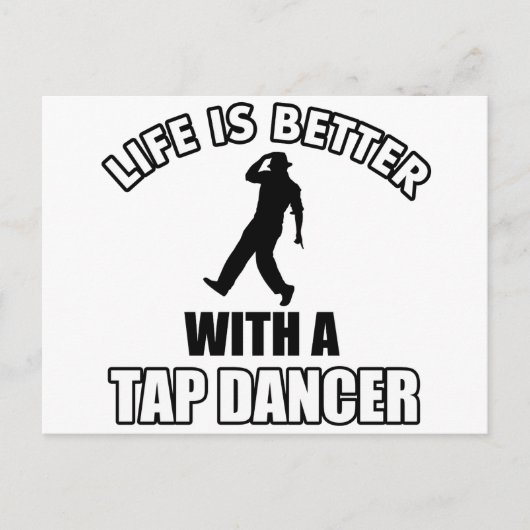 Tapdanceデザイン ポストカード (正面)