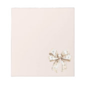 Tape Measure Bow ノートパッド (正面)