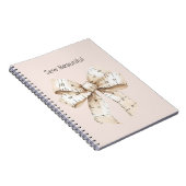 Tape Measure Bow ノートブック (右側)