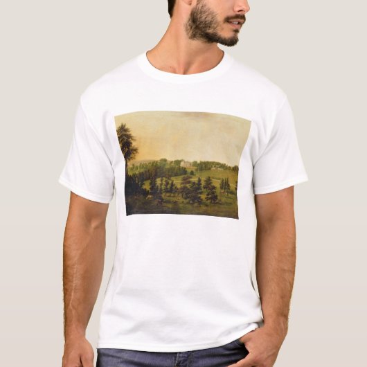 Tapeley公園、Instow、北のデボンの眺め Tシャツ (正面)