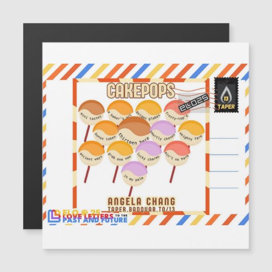 Taper:CakePops Hello From ELO2025 (正面/裏面)