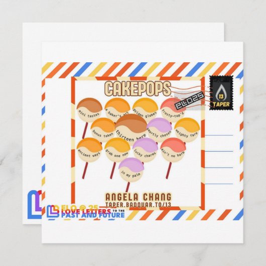 Taper:CakePops Hello From ELO2025 シーズンカード (正面/裏面)