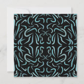 Tapered Outline Shapes Filled With Aquatic Colors カード (正面)