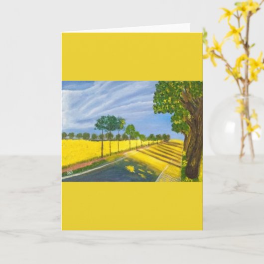 Tapestry カード (黄色い花)