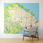 Tapestry : Lion's den  タペストリー (インサイチュ(横))