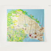 Tapestry : Lion's den  タペストリー (正面(横))