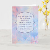 Tapestry of Memories Sympathy Loss of a Sister カード (黄色い花)