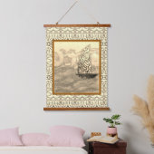 Tapestry - Sepia Sail 吊り下げ型タペストリー (寝室)