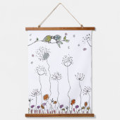 Tapestry - Two Little Birds 吊り下げ型タペストリー (正面)