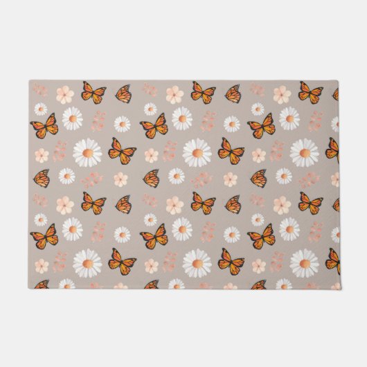 Tapete de Borboletas Monarca ドアマット (正面)