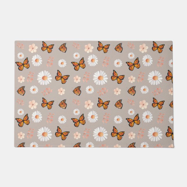 Tapete de Borboletas Monarca ドアマット (正面)