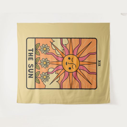 Tapete de Parede Flower タペストリー (正面(横))