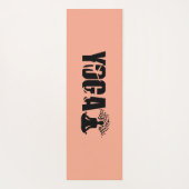 Tapete de yoga con frase motivacional ヨガマット (裏面)