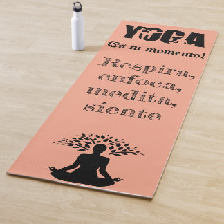 Tapete de yoga con frase motivacional ヨガマット