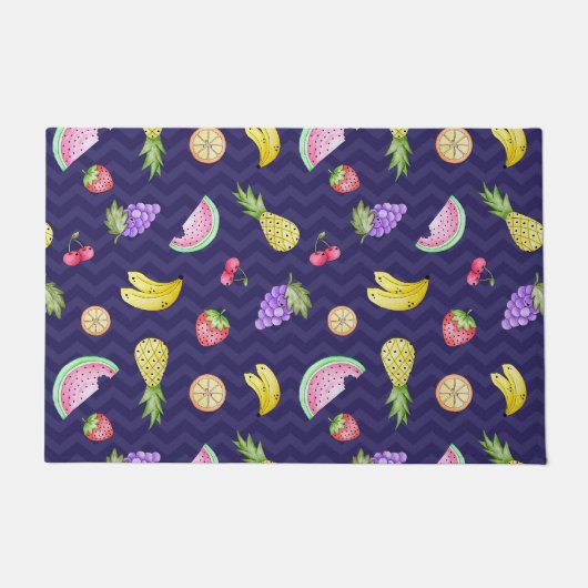 Tapete Linha Frutas Fun ドアマット (正面)