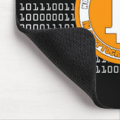 Tapete negro Bitcoin - M1 マウスパッド (コーナー)