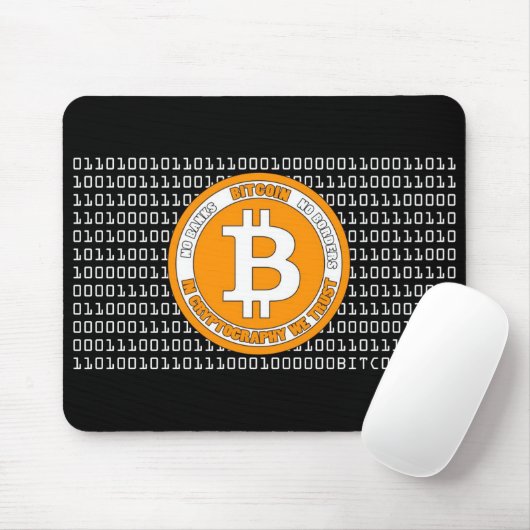 Tapete negro Bitcoin - M1 マウスパッド (マウス)