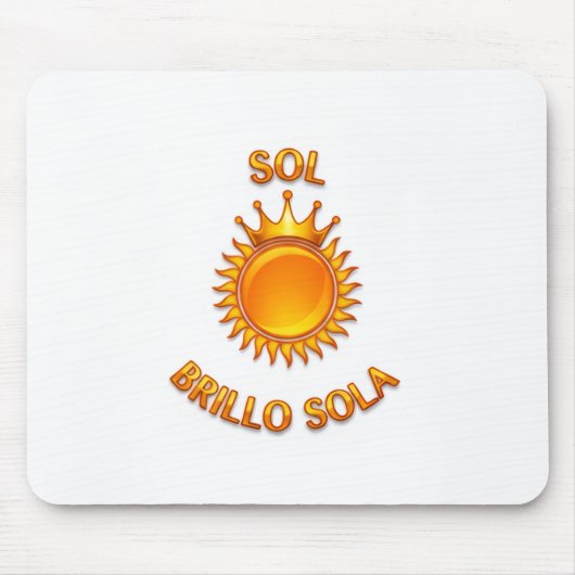Tapete para Ratón con Logo Sol Brillo Sola | Mouse マウスパッド (正面)