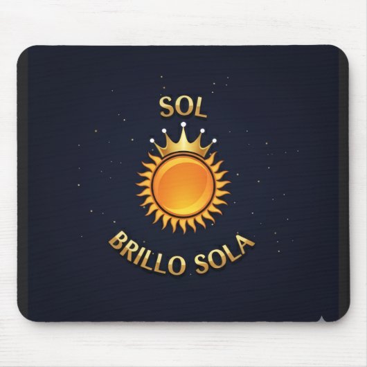 Tapete para Ratón con Logo Sol Brillo Sola | Mouse マウスパッド (正面)