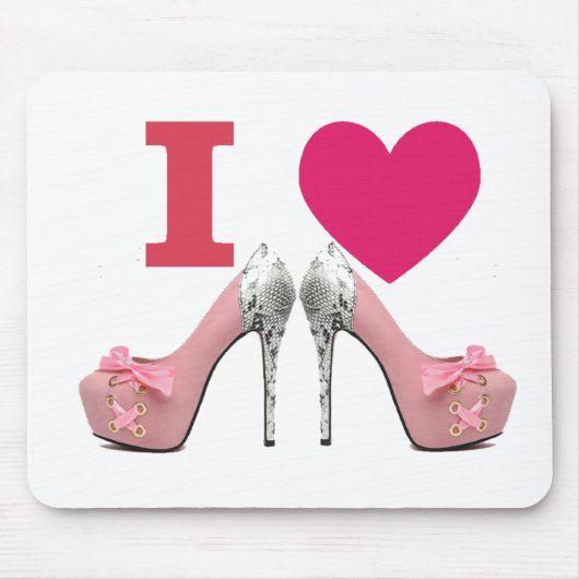 Tapete para ratón I love High heels! マウスパッド (正面)