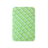 Tapete verde, efeito tijolo 'placas ceramic' バスマット (正面縦)