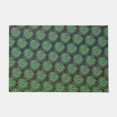 Tapete verde sob 'telinha' colorida, ou quadrados ドアマット (正面)