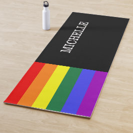 Tapete Yoga Orgulho Gay Rainbow Personalizado ヨガマット