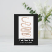 Tapewormあなたのお尻その家 ポストカード (スタンド正面)