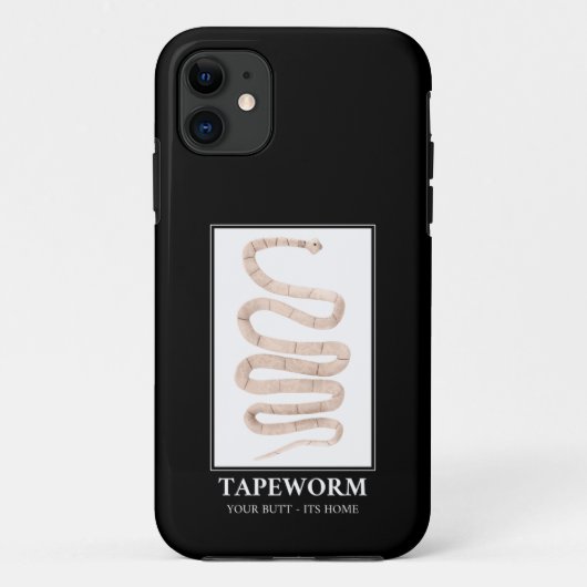 Tapewormあなたのお尻その家 Case-Mate iPhoneケース (裏面)