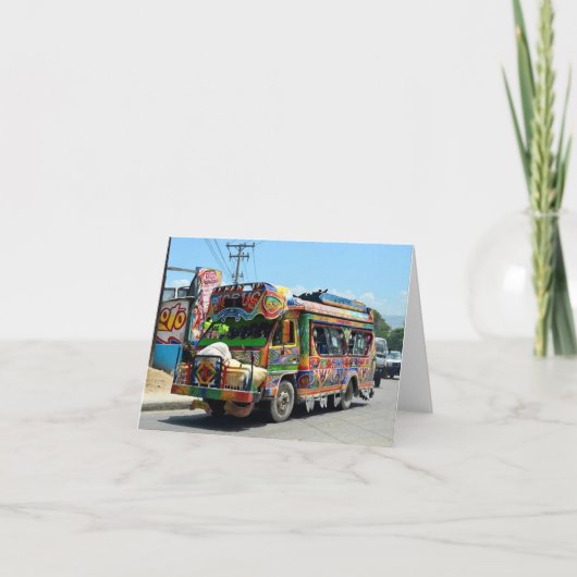 TapHaitiノートカ空白のード サンキューカード (正面)