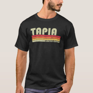 TAPIA姓おもしろいレトロヴィンテージ80s 90s誕生日 Tシャツ