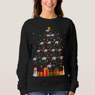 Tapirクリスマスツリーかわいいクリスマスギフト恋人ライトA スウェットシャツ