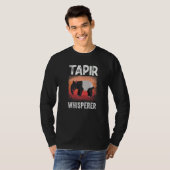 Tapir Whisperer Mammal From South America Wildlife Tシャツ (正面フル)
