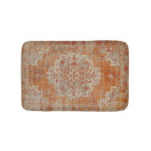 Tapis antique oriental orange バスマット (正面)
