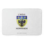 Tapis de bain avec le blason de L'Aigle Normandie バスマット (正面)