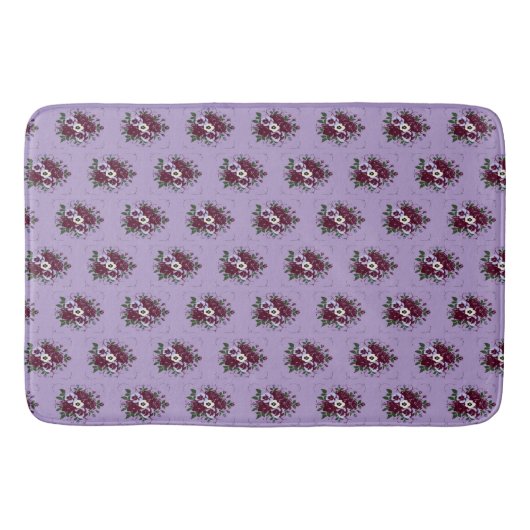 Tapis de Bain - Bouquet de Violettes バスマット (正面)