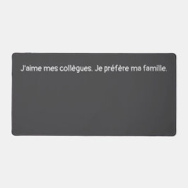 Tapis de bureau Collègues vs Famille デスクマット