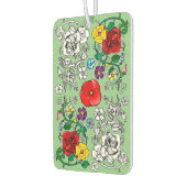 Tapis de fleurs au coquelicot カーエアーフレッシュナー (左)