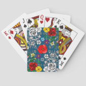 Tapis de fleurs au coquelicot トランプ (裏面)