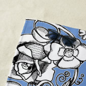 Tapis de fleurs au coquelicot ビーチタオル (インサイチュ)