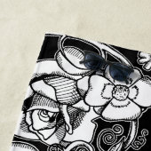 Tapis de fleurs au coquelicot ビーチタオル (インサイチュ)