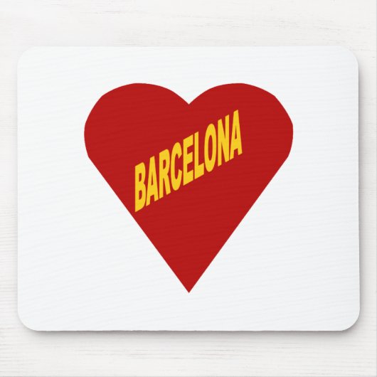 Tapis de souris AMOUR BARCELONA マウスパッド (正面)