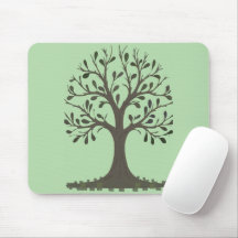 Tapis de Souris Arbre de Vie Décoration de Bureau 