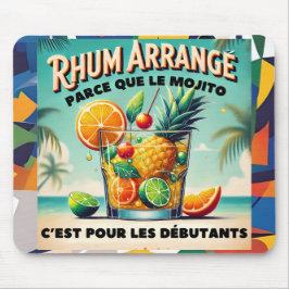 Tapis de souris arrangé au rhum tropical  マウスパッド