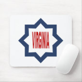 Tapis de souris blan Etoile 8 VIRGINIA マウスパッド (マウス)