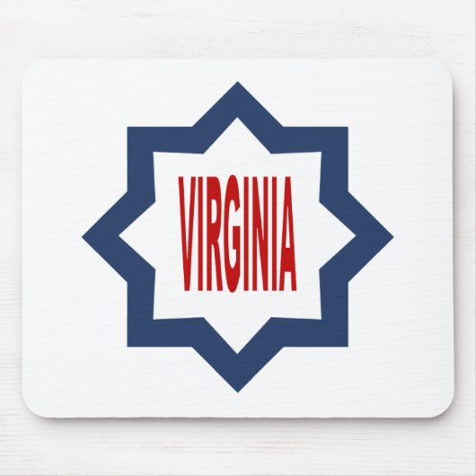 Tapis de souris blan Etoile 8 VIRGINIA マウスパッド (正面)