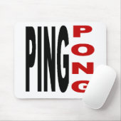 Tapis de  souris blanc  PING PONG マウスパッド (マウス)