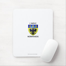 Tapis de souris - blason de L'Aigle - Normandie マウスパッド