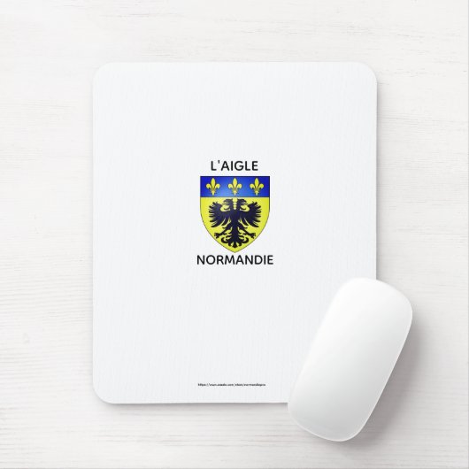 Tapis de souris - blason de L'Aigle - Normandie マウスパッド (マウス)